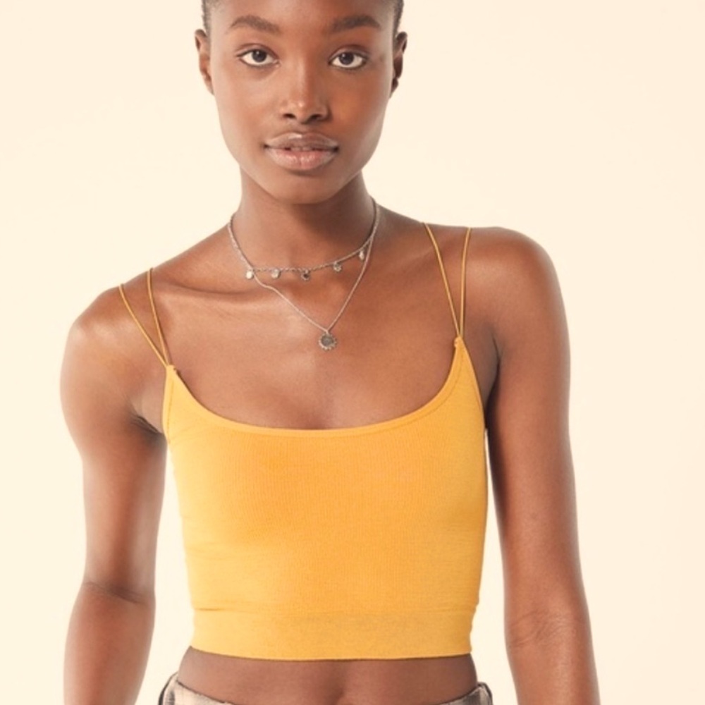 [Will be Available in Nov] 
Mustard Yellow Strappy Top!